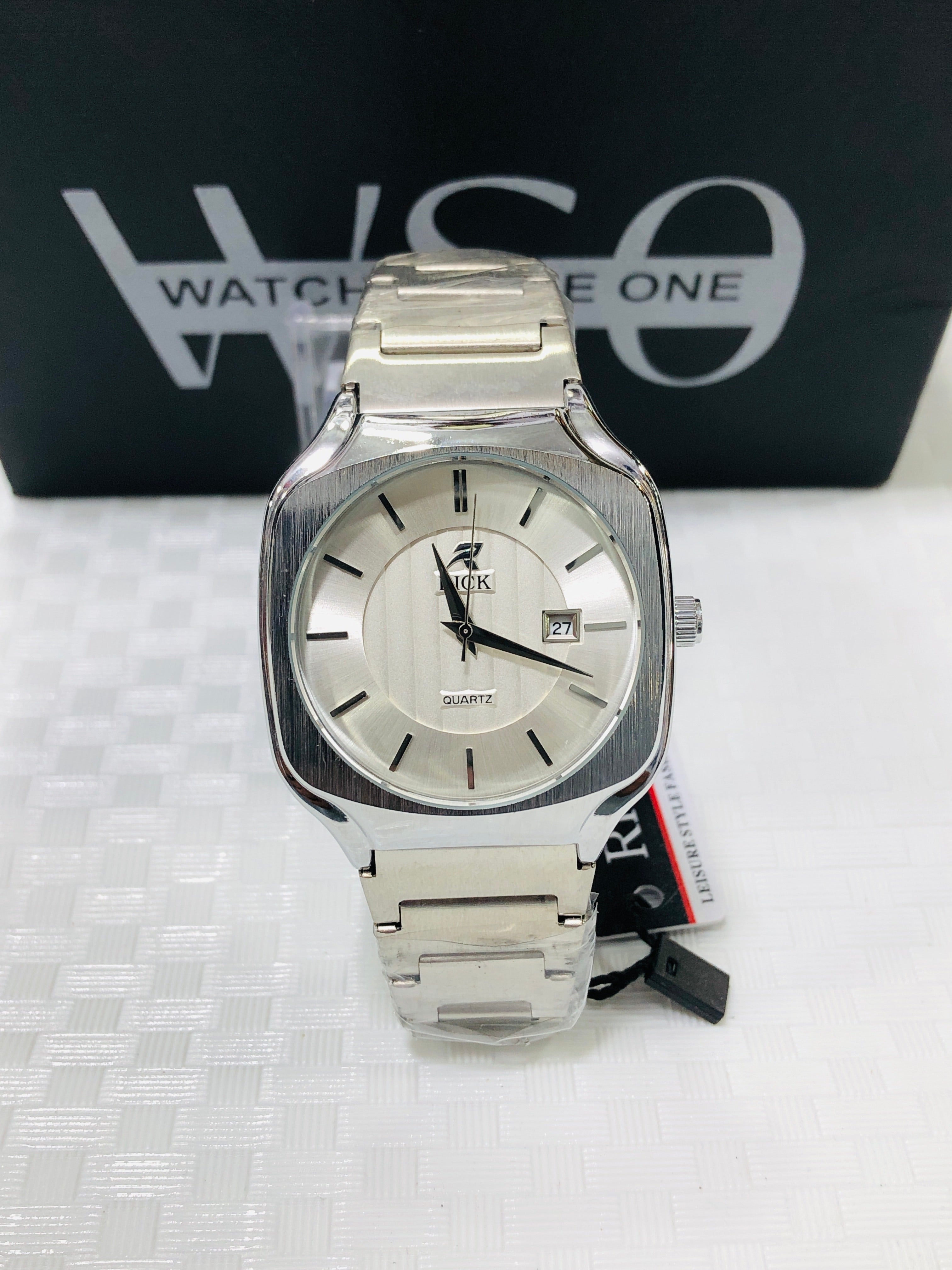 Rick Squre watch > silver white