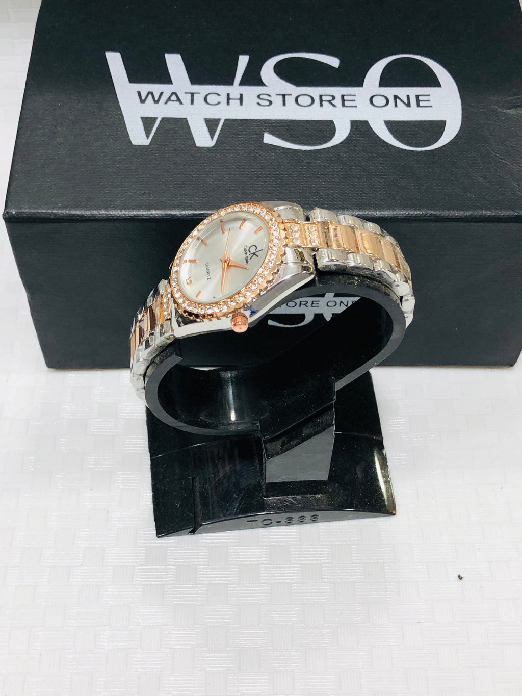 Ck women luxury watches TOTone White