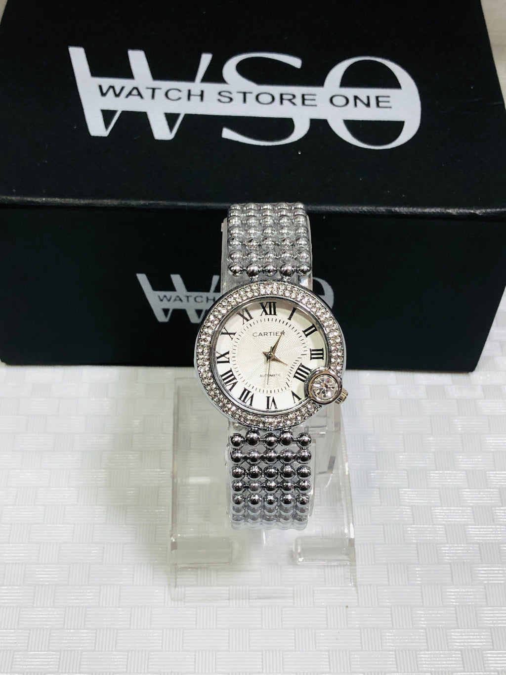 Cartier women watch silver