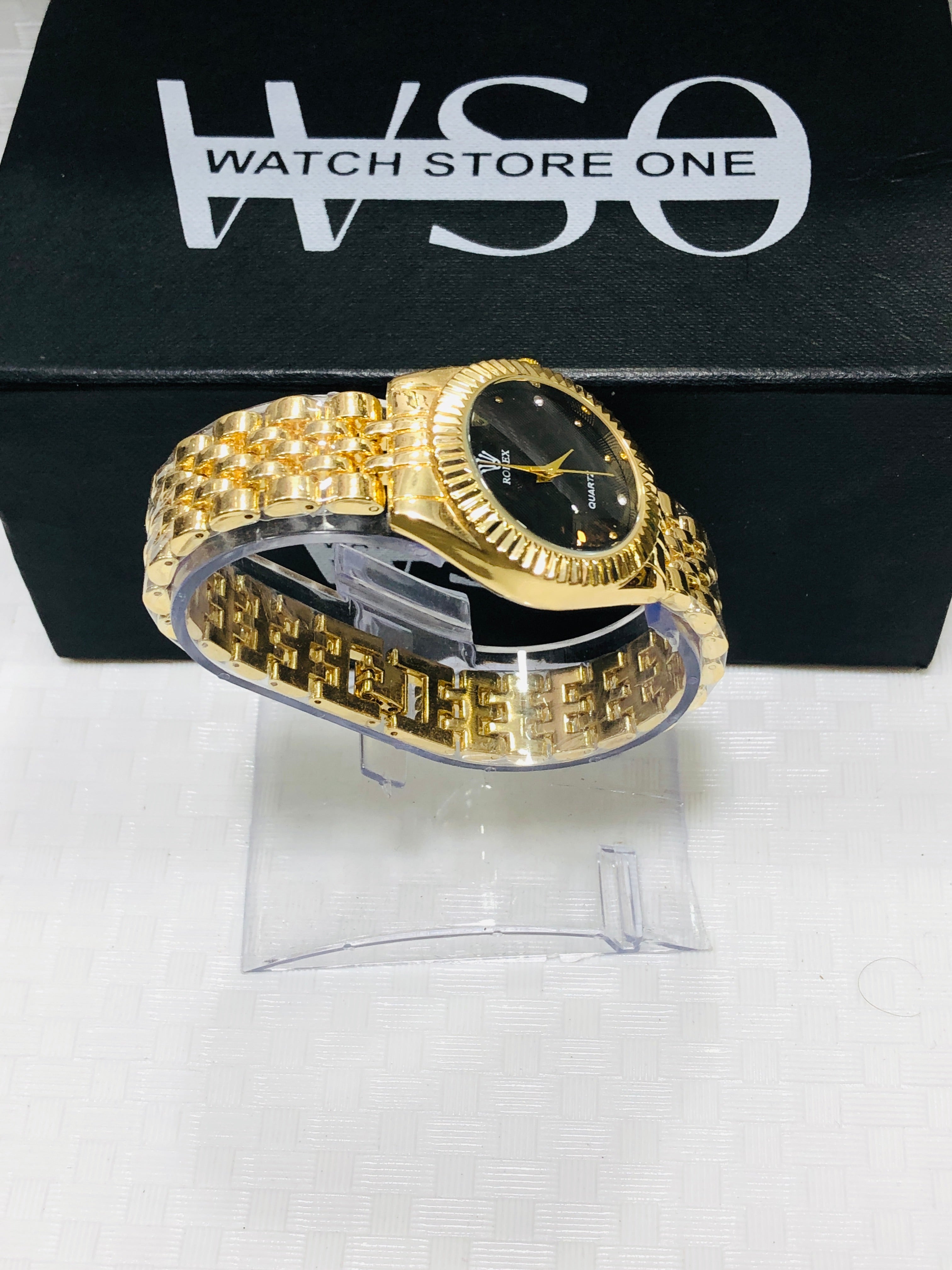 Rlx women watch gold black