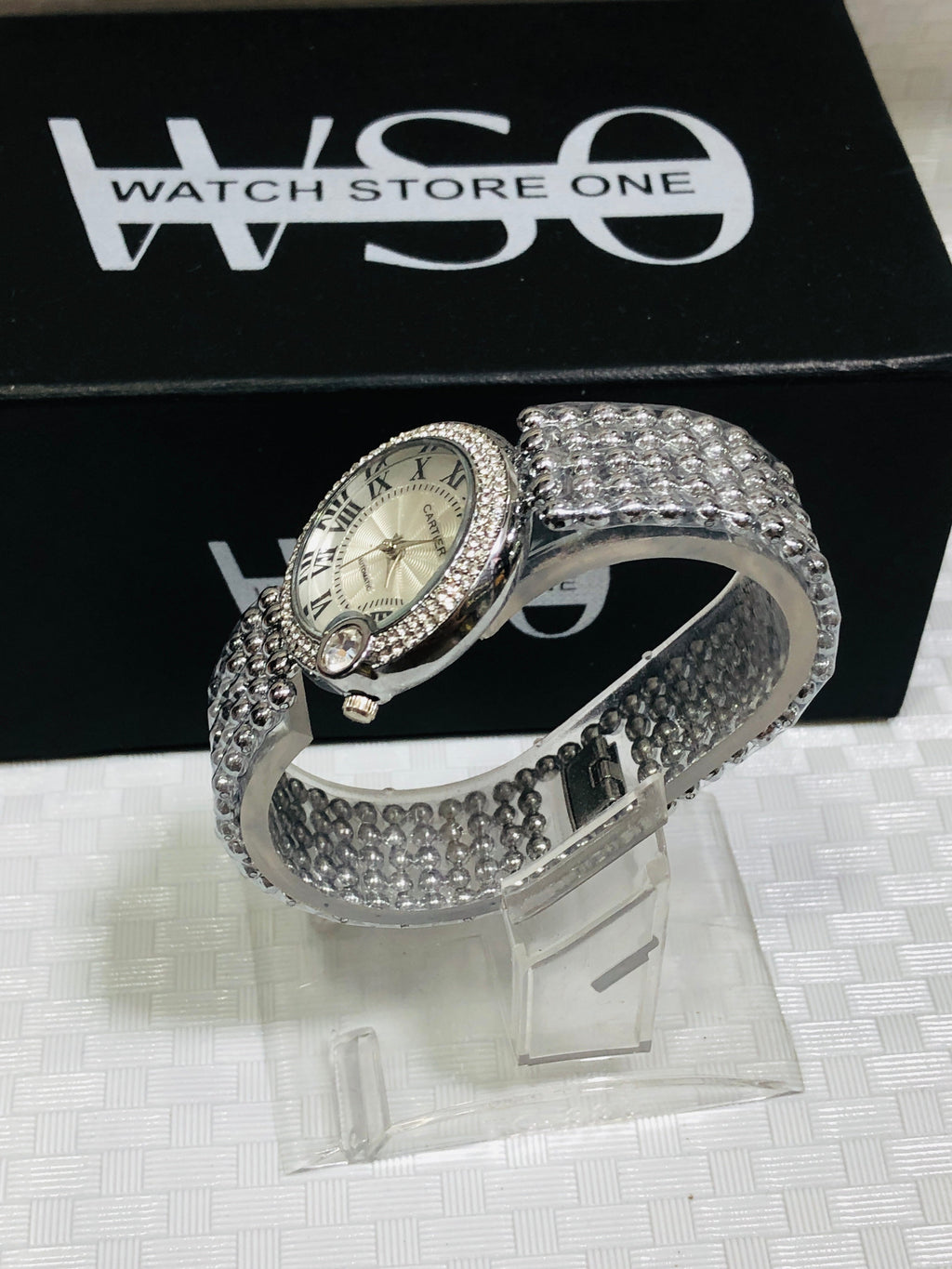 Cartier women watch silver