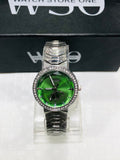 women Gucci watch silver Green