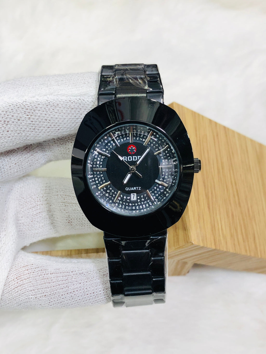 RADO EGG PREMIUM DIAMOND WATCH BLACK CASE BLACK DIAL