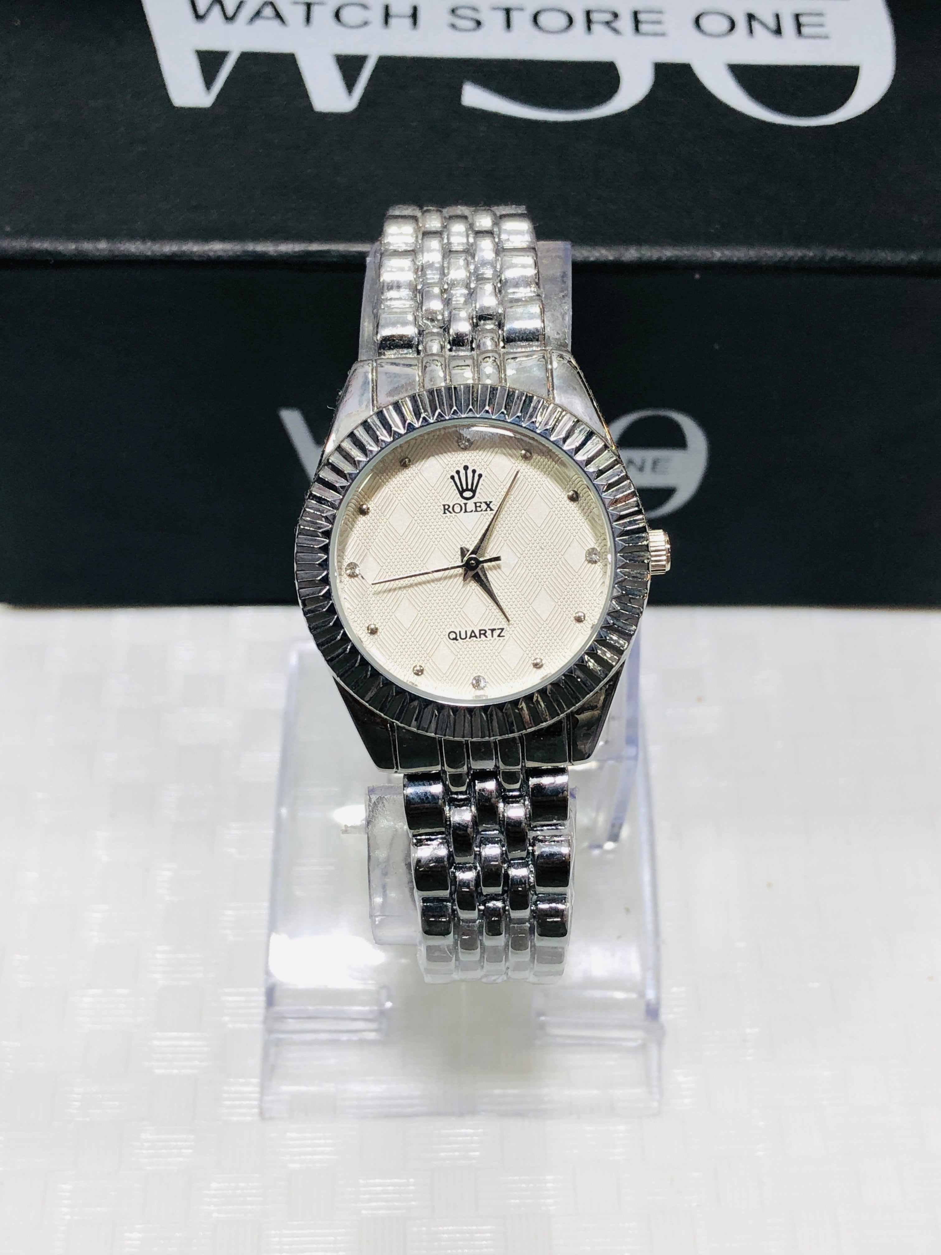 Rlx silver white watch