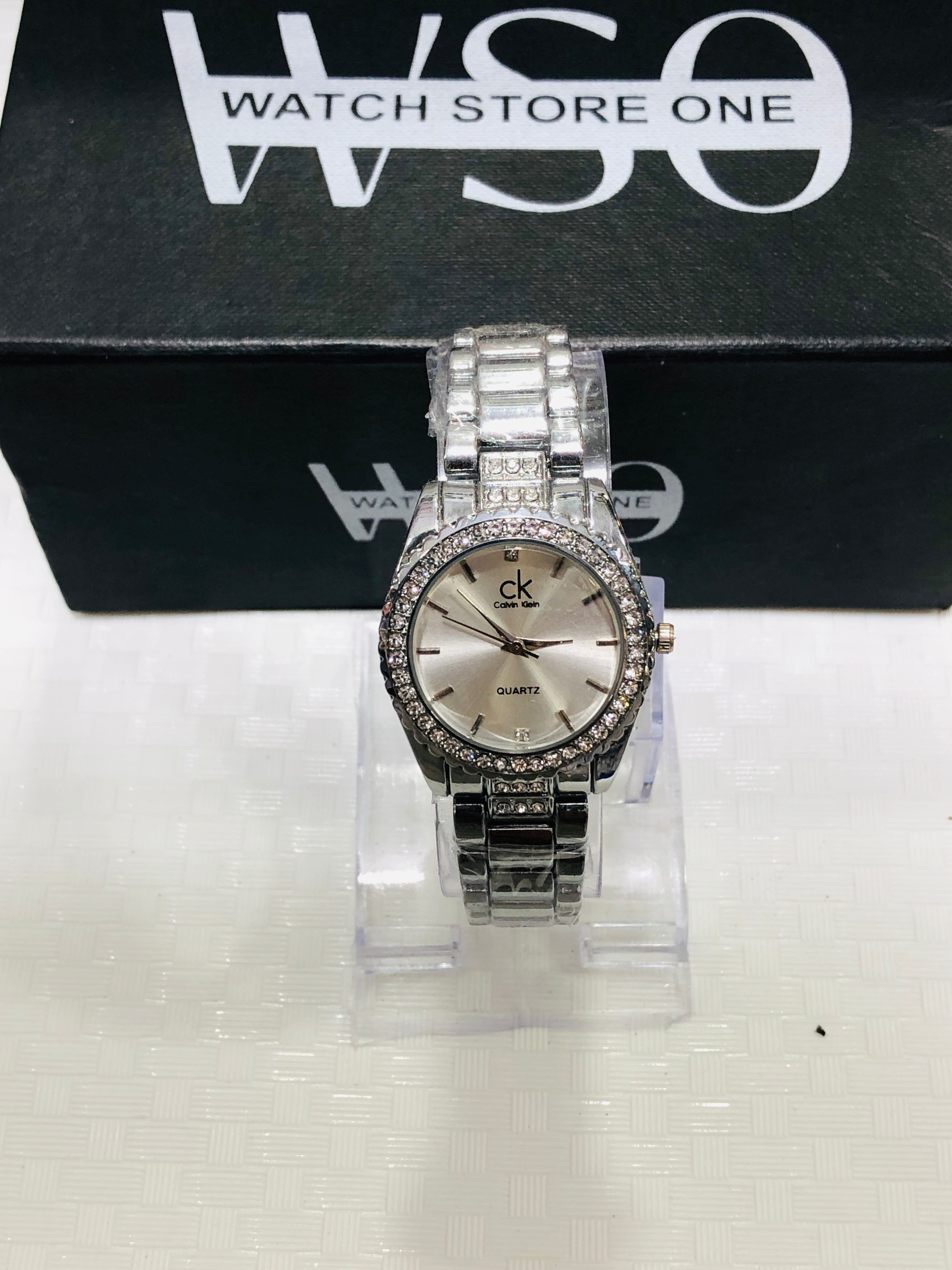 Ck women luxury watches silver white