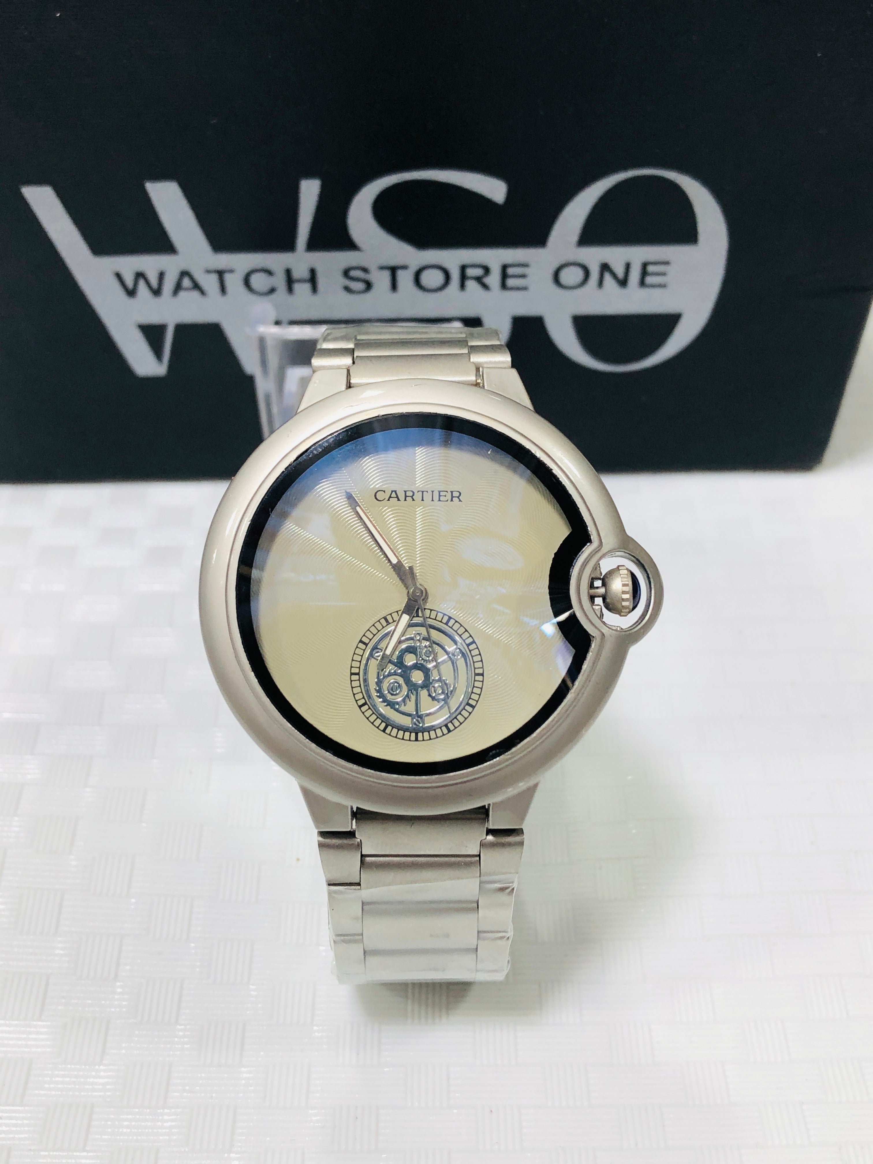 Cartier Stylish watch >Full Gray