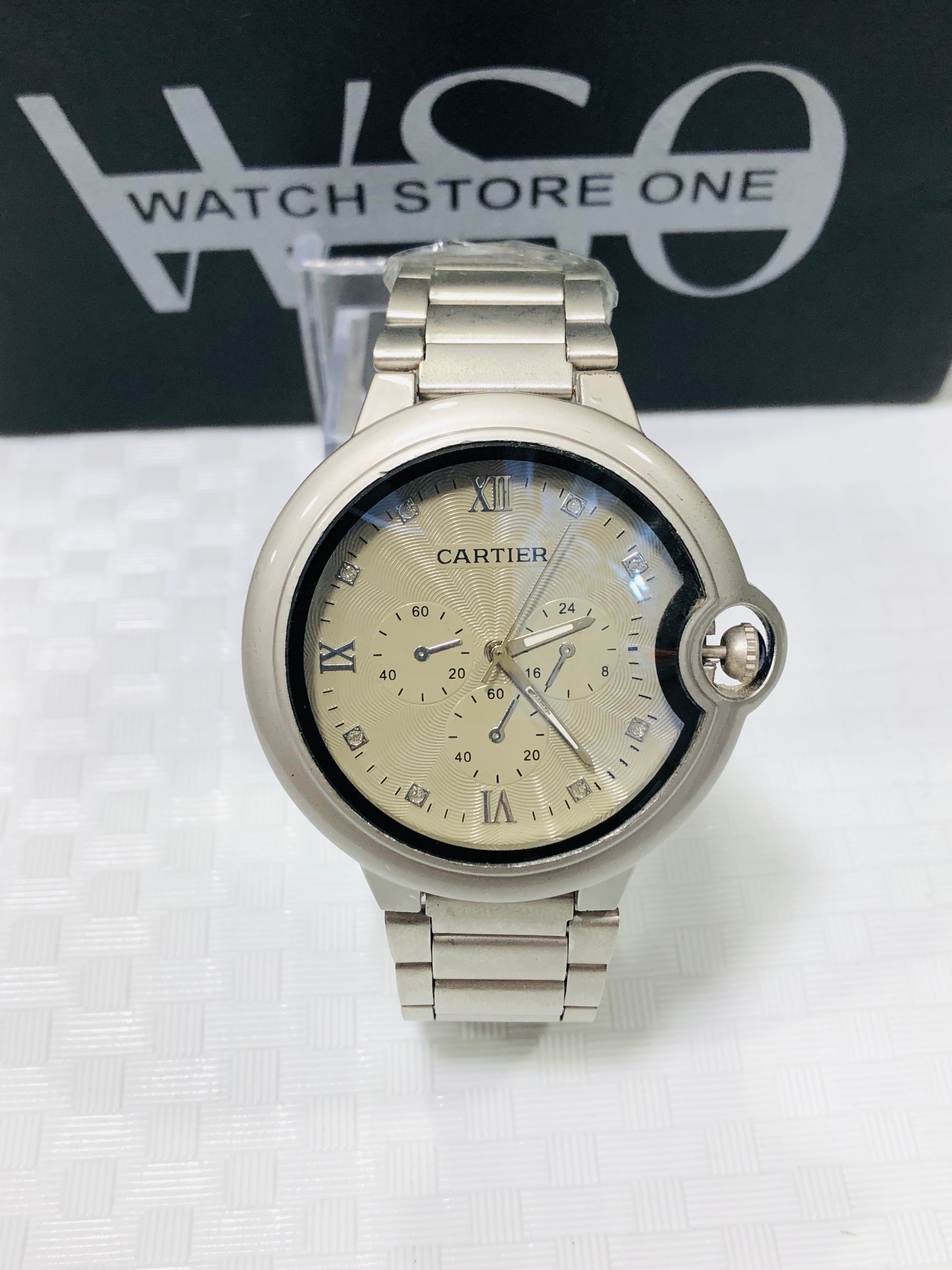 Cartier stylish men watch >full Gary