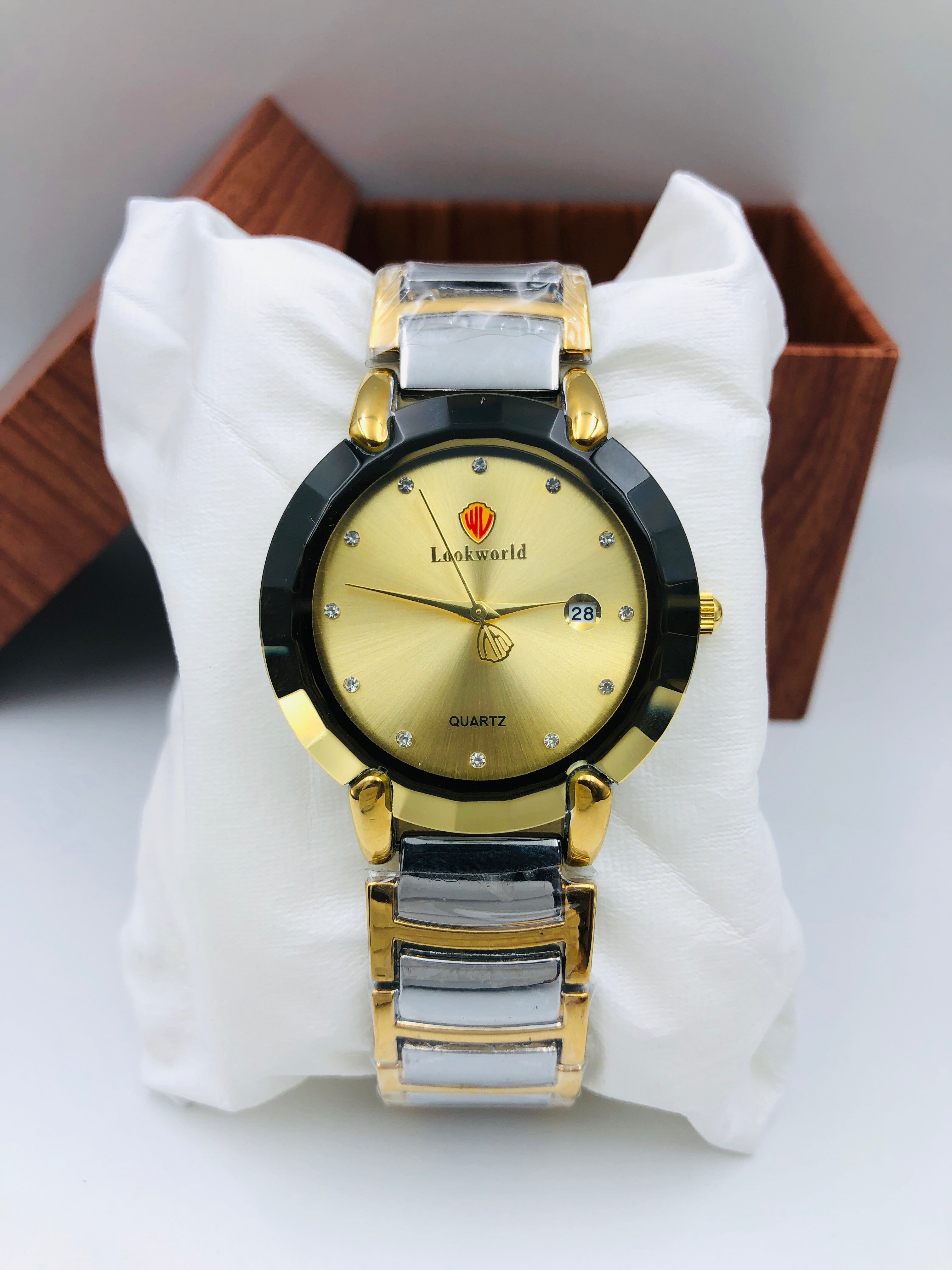 Lookworld Premium Design - Article #432 - Two Tone - Golden Dial