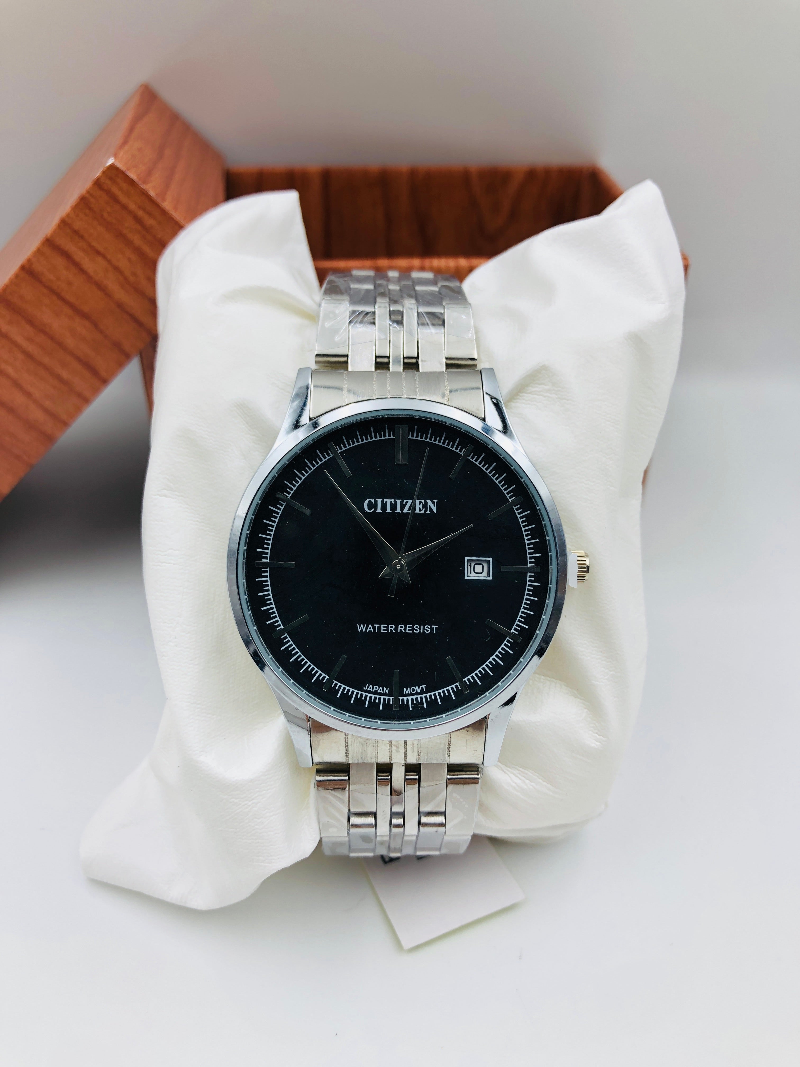 Citizen Quartz - Article # 816 - Silver - Black Dial