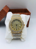 Ice Dot Full Diamond - Article #679 - Golden - Golden Dial