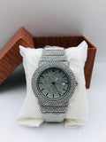 Ice Dot Full Diamond - Article #680 - Silver - Silver Dial