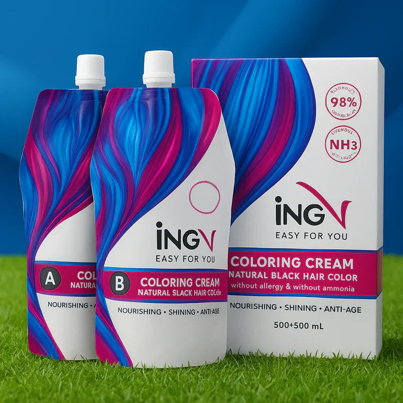 INGV Hair Colour 1000ml – Ammonia-Free, 98% Allergy